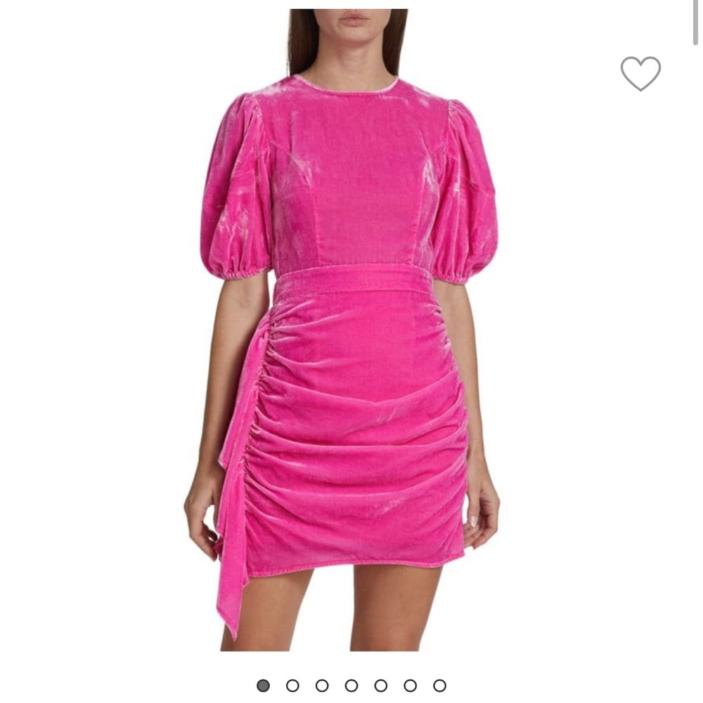 RHODE Pia Velvet Minidress